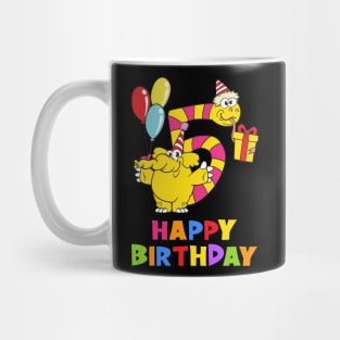 5th Birthday Party 5 Year Old Five Years Mug